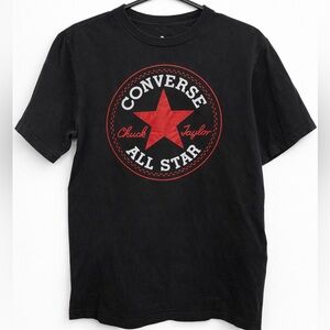 Converse Chuck Taylor All Star Black Graphic T-Shirt - XS men